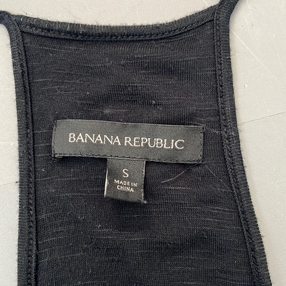 Banana Republic dress woman’s small black maxi spaghetti strap - Picture 5 of 5